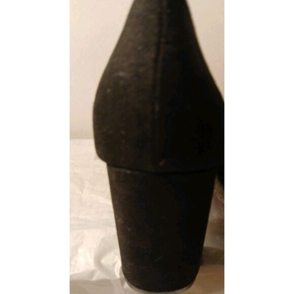 Comfort Est.1946 Womens Black Faux Suede Mary Jane Pumps Size 8 Chunky Heel - Picture 10 of 16